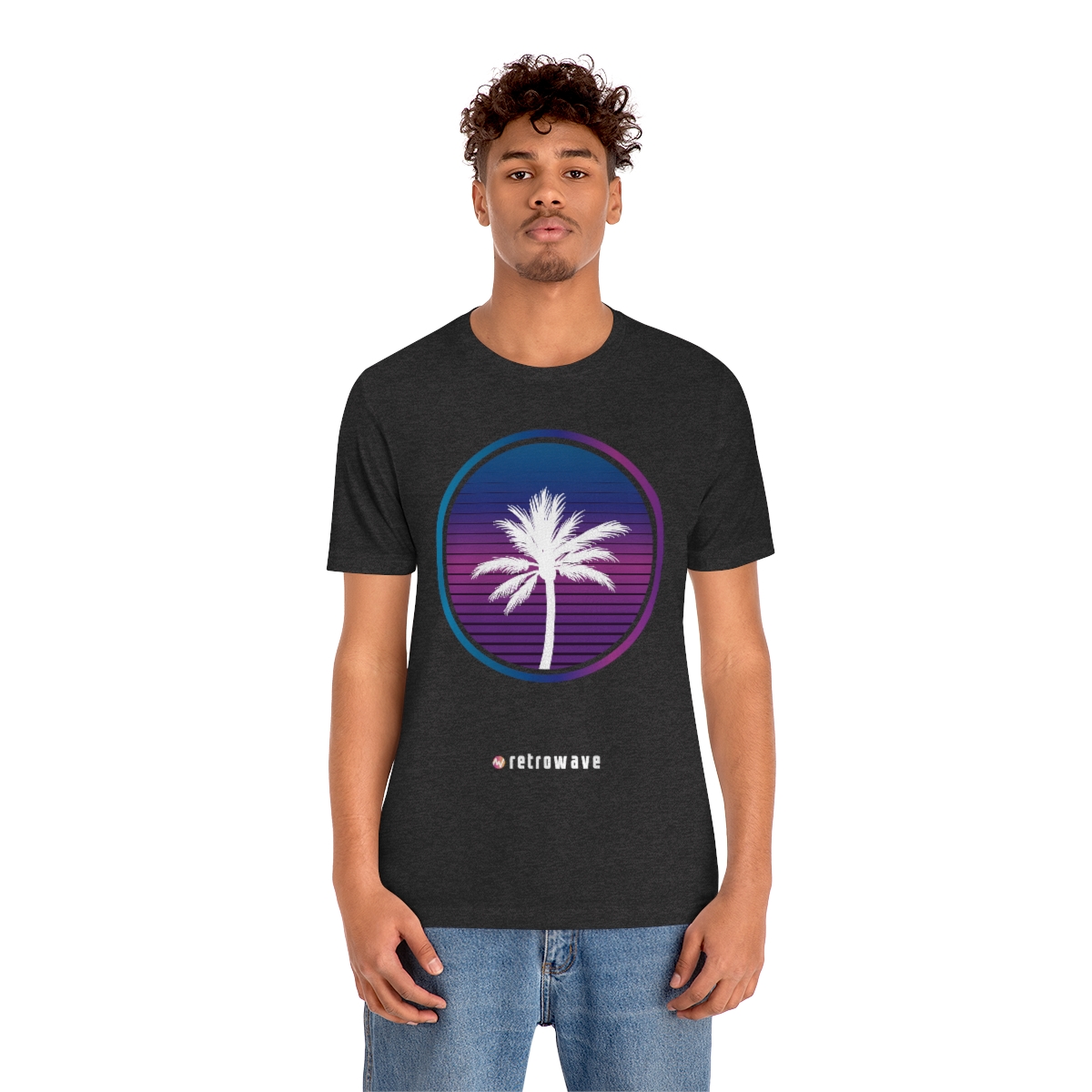 Vaporwave Palm Tree T-Shirt - retrowave
