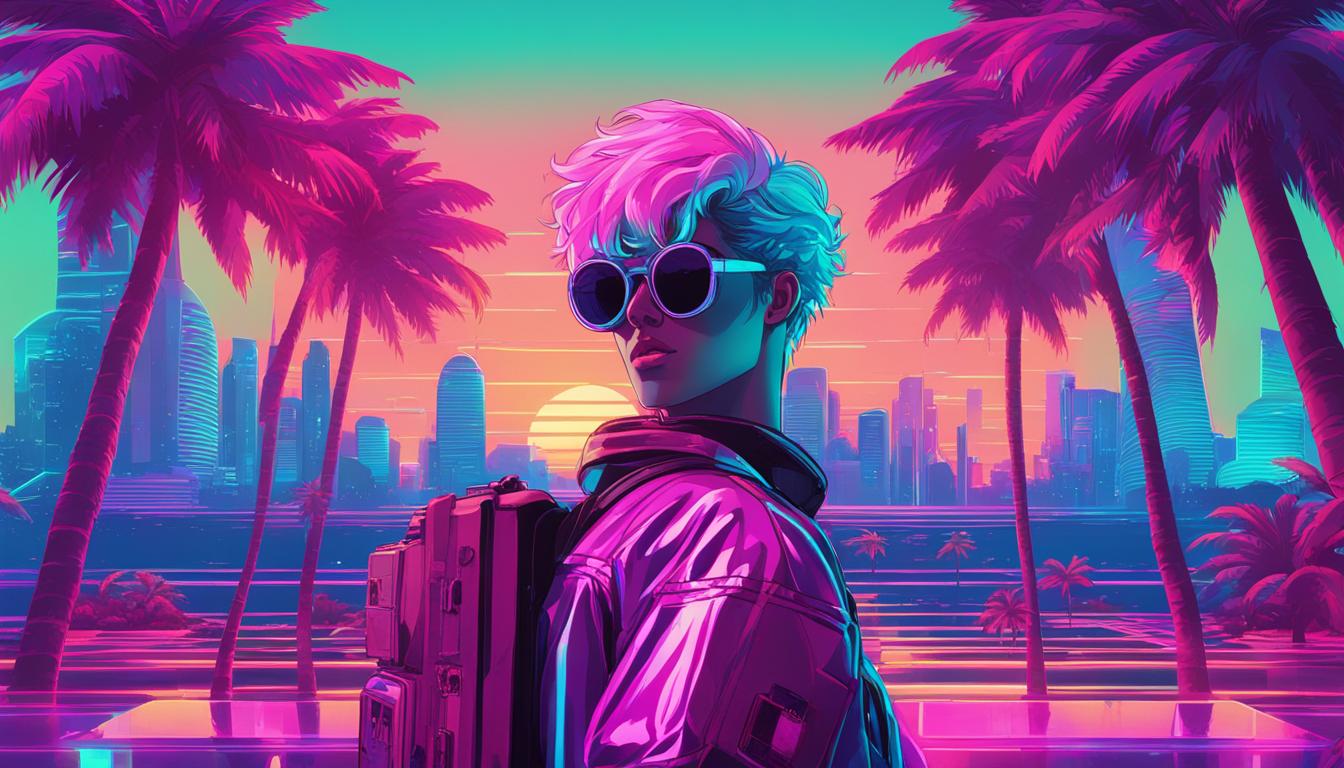 vaporwave anime