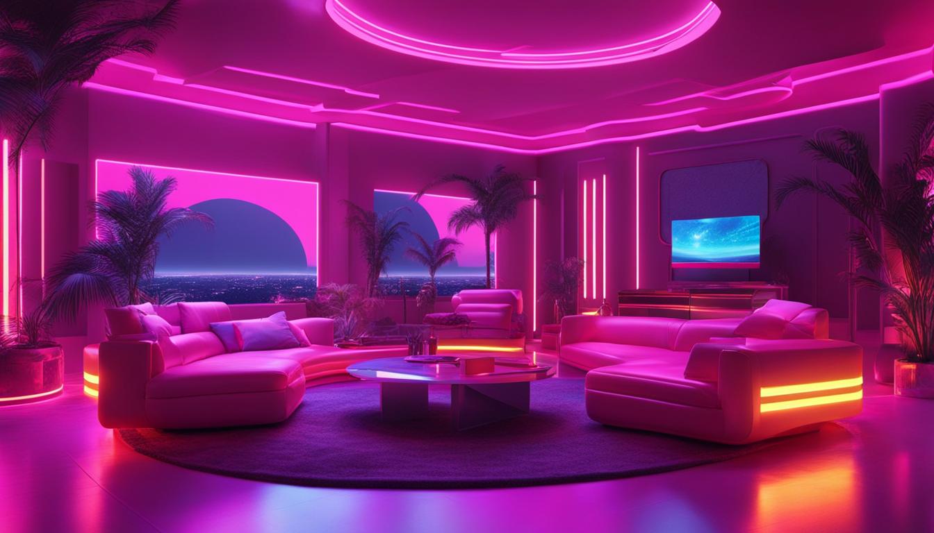 vaporwave room