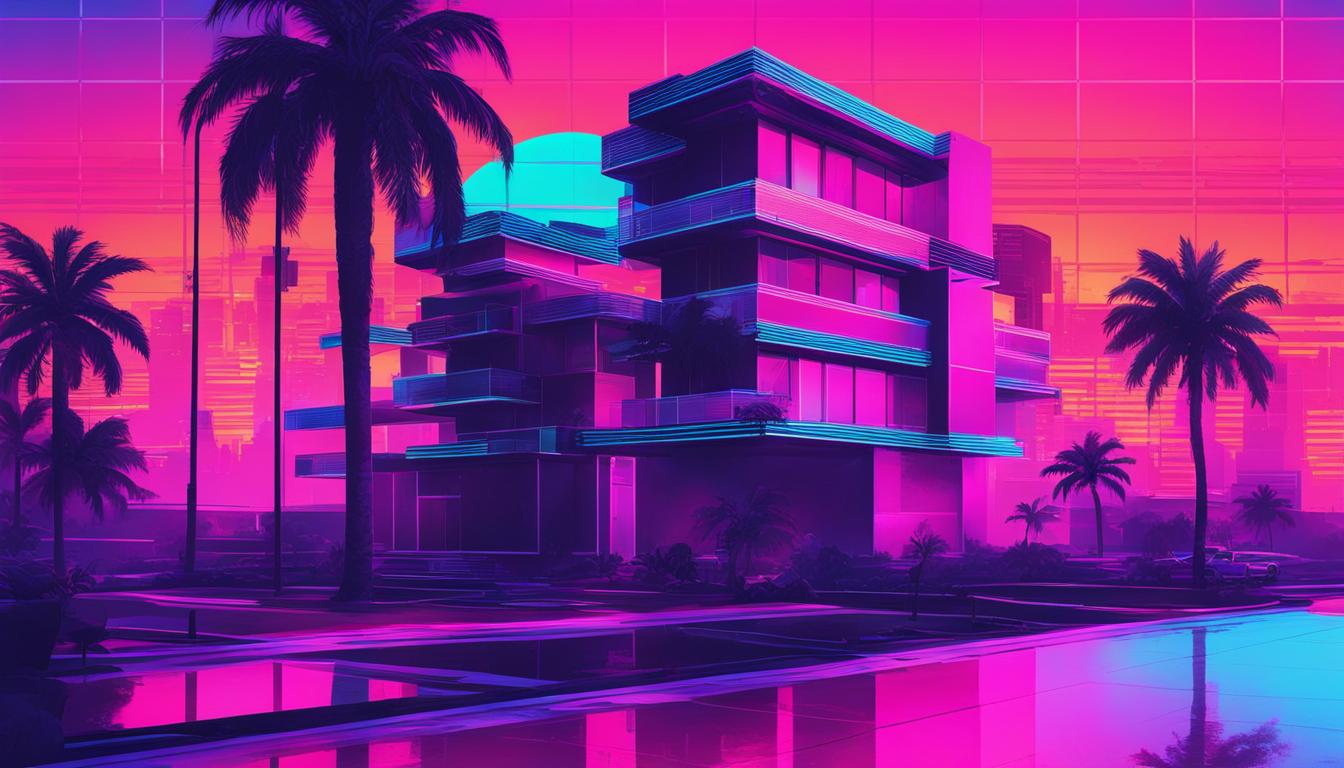 vaporwave style