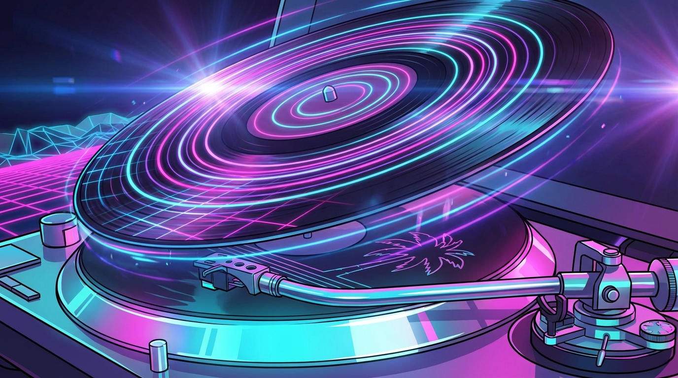 Neon Spins: Why Synthwave Vinyl Records Rule the Retro Revival Featured Image