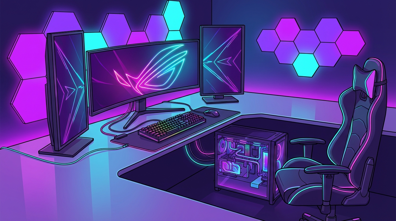 Level Up Your Lair: The Ultimate Neon Gaming Room Guide Featured Image