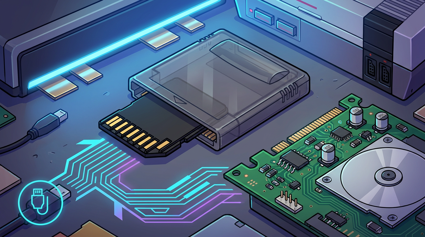 Loading Libraries Onto Flash Carts And Optical Drive Emulators