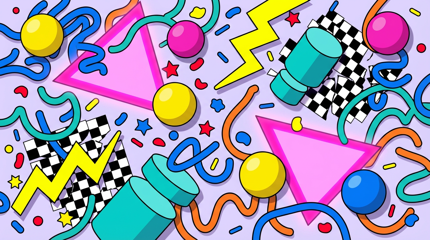 Why Memphis Design Patterns Are the Ultimate Eighties Vibe Featured Image