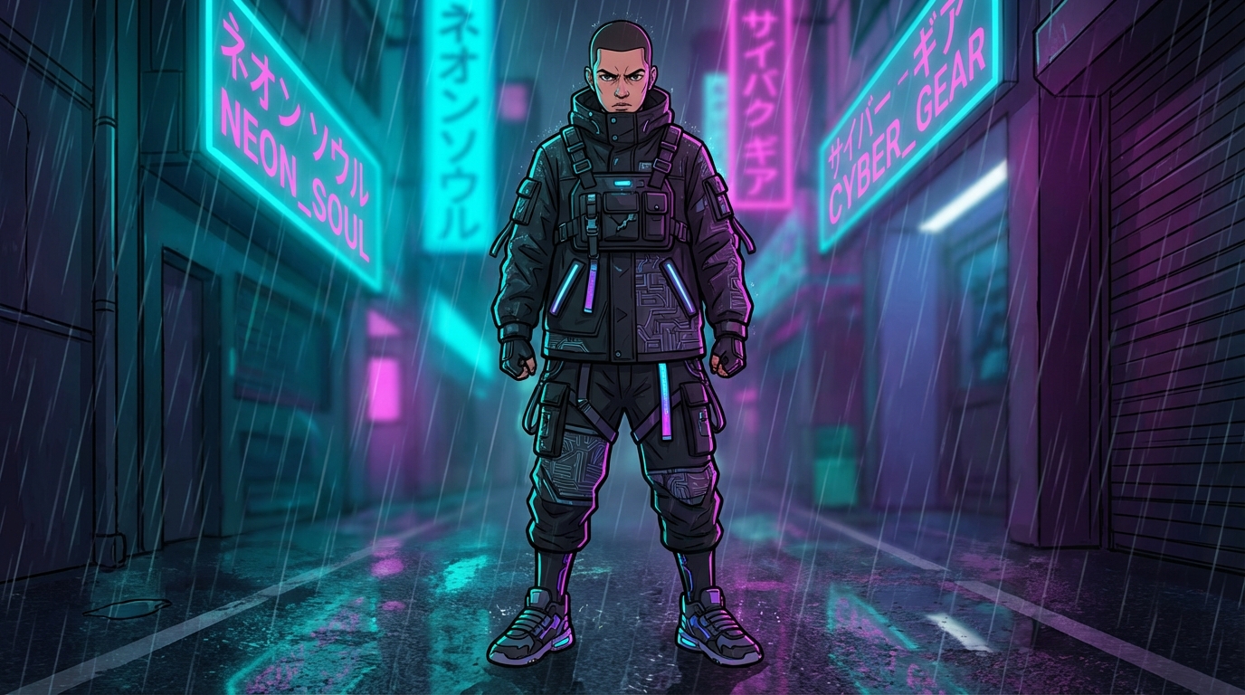 How To Master The Cyberpunk Techwear Aesthetic Featured Image