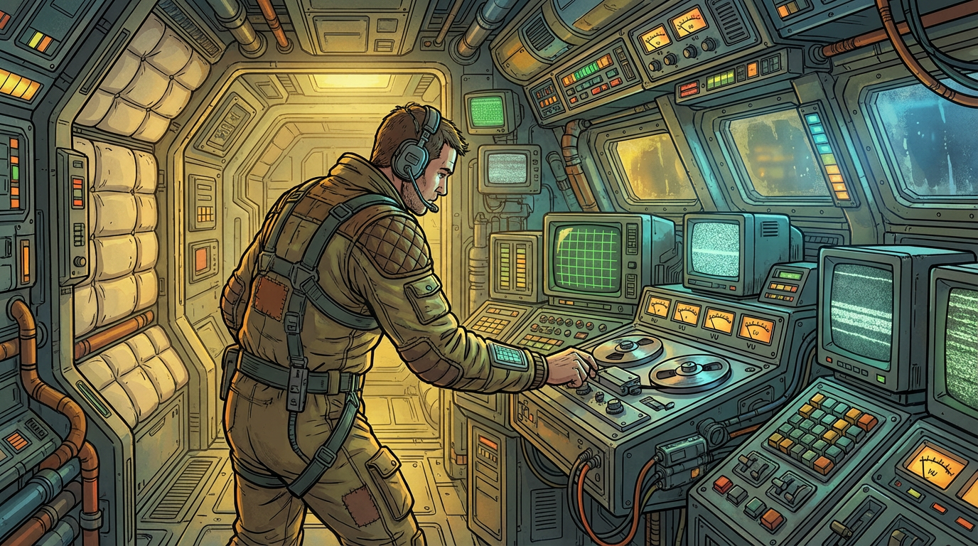 Inspired By Alien And Retro Futurism