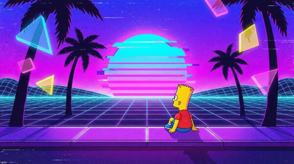 Simpsonwave Why Simpsonwave Aesthetic Memes Are Your New Favorite Vibe - retrowave