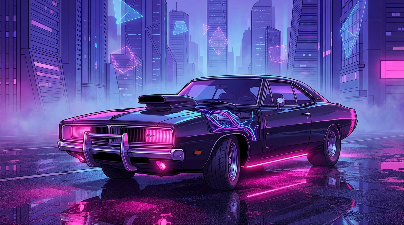 American Muscle In The Cyberpunk Era