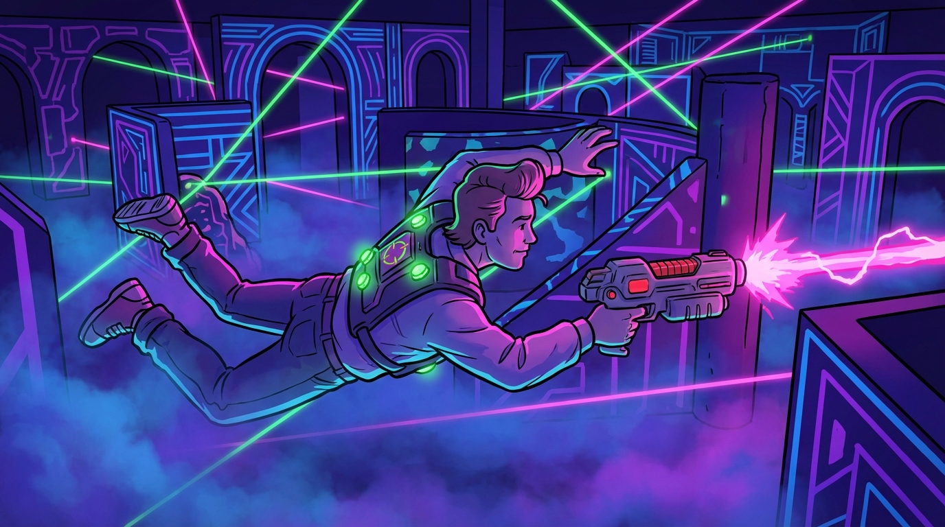 Gear Up, Gamer: The Glorious Neon Chaos Of Retro Laser Tag Featured Image
