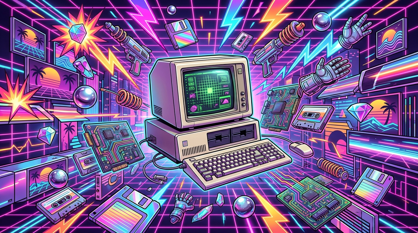 Neon Dreams And Pocket Screams The Wild World Of Vintage Computer Hardware Ads Featured Image