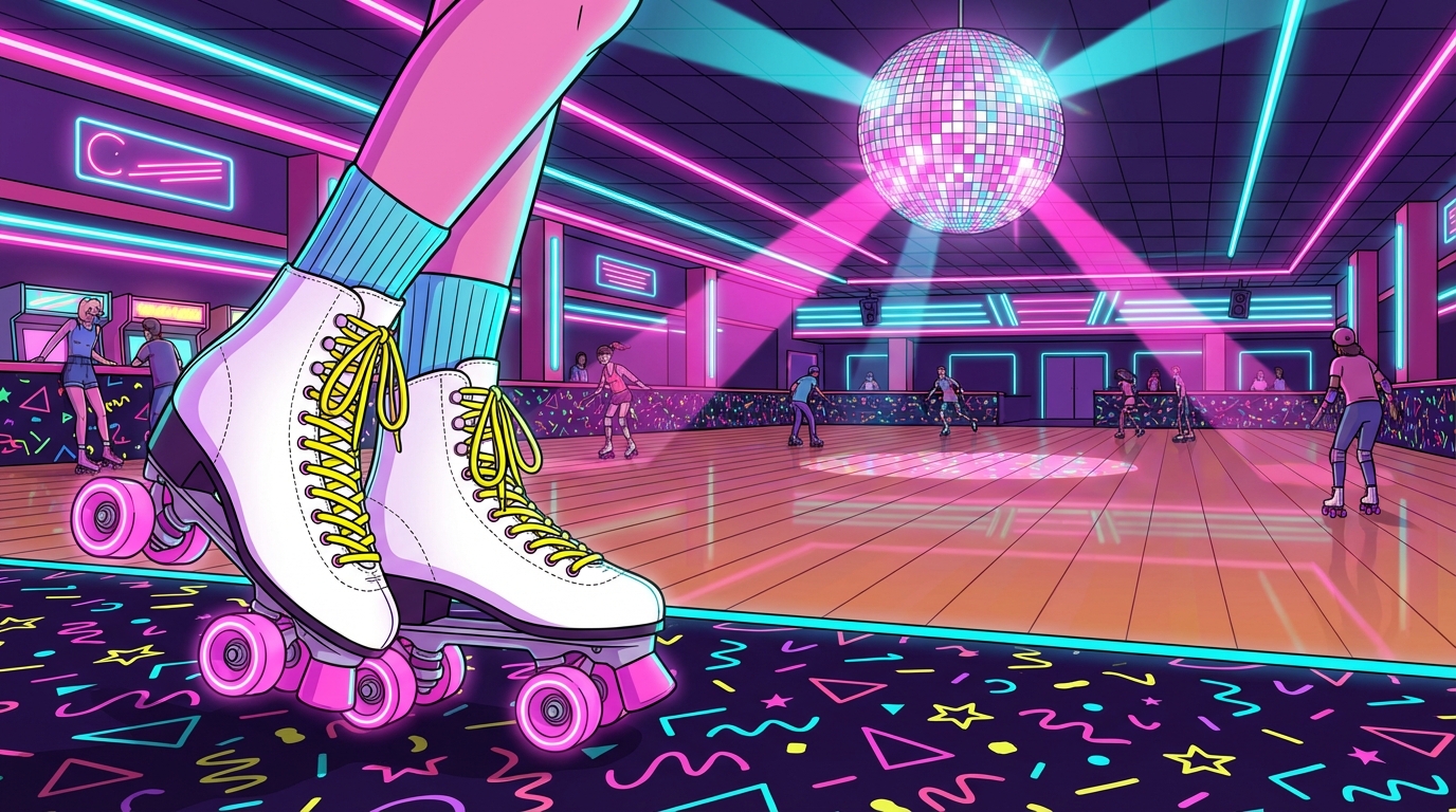 Neon Lights And Funky Carpets: The Retro Roller Rink Revival Featured Image