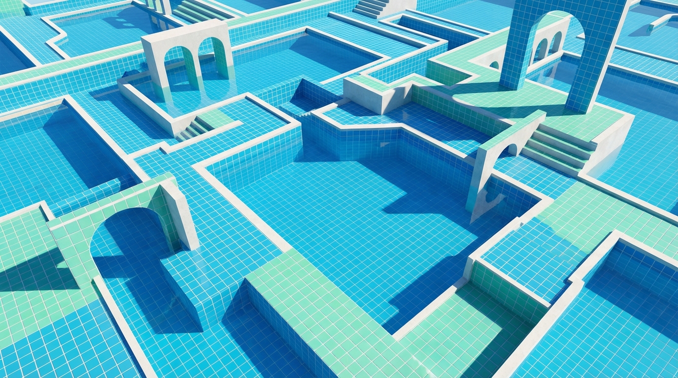 The Geometry Of Infinite Ceramic Tile Patterns