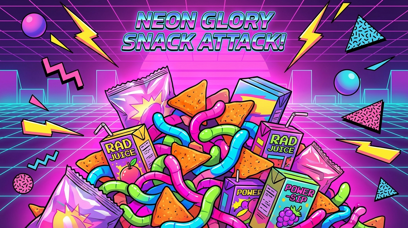 Totally Tubular Treats And The Neon Glory Of 80s Snacks Featured Image