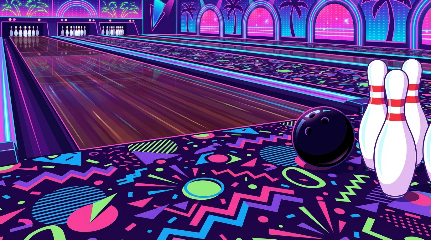Why Retro Bowling Alley Carpet Is The Ultimate Aesthetic Featured Image