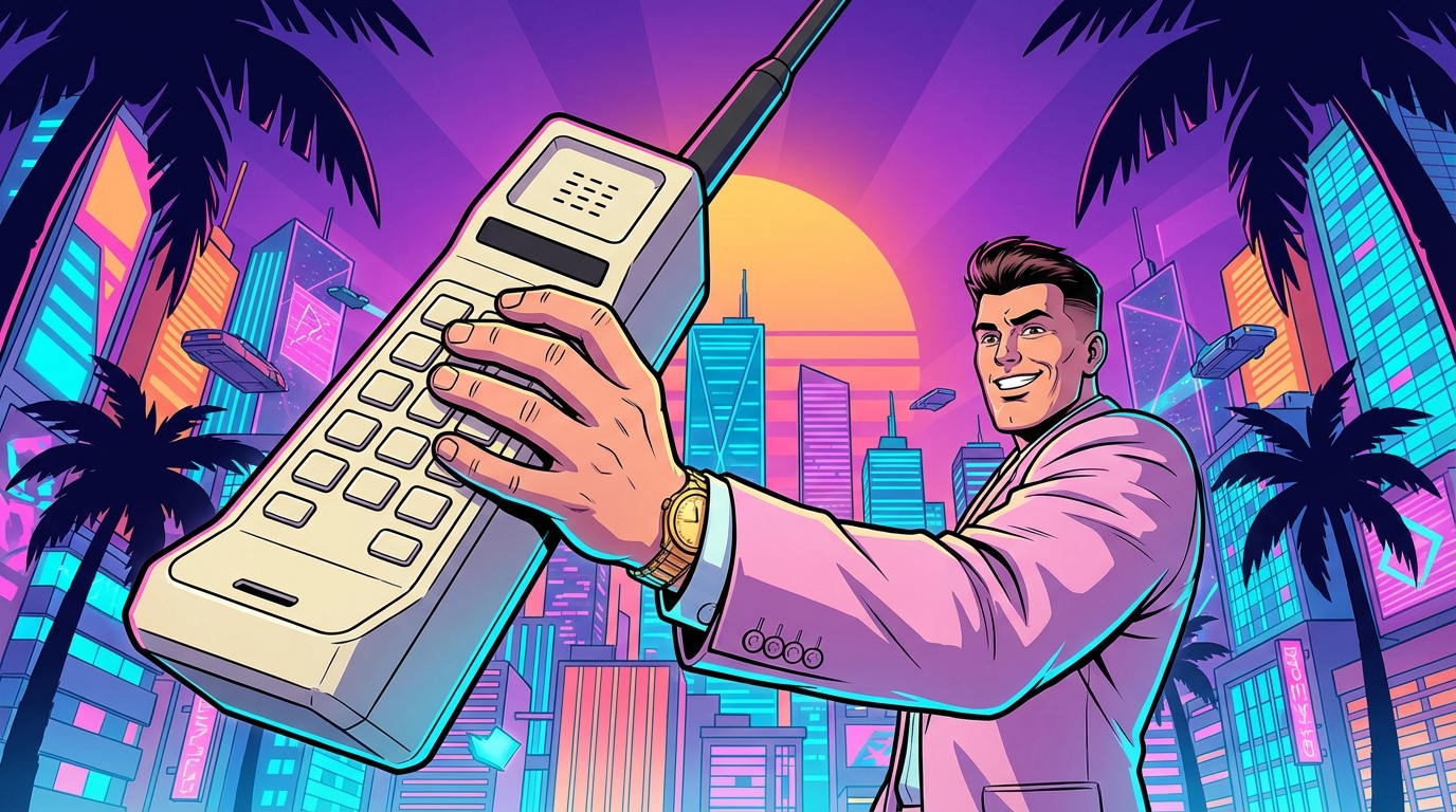 80s Brick Phones: The Ultimate Neon Era Status Symbol Featured Image