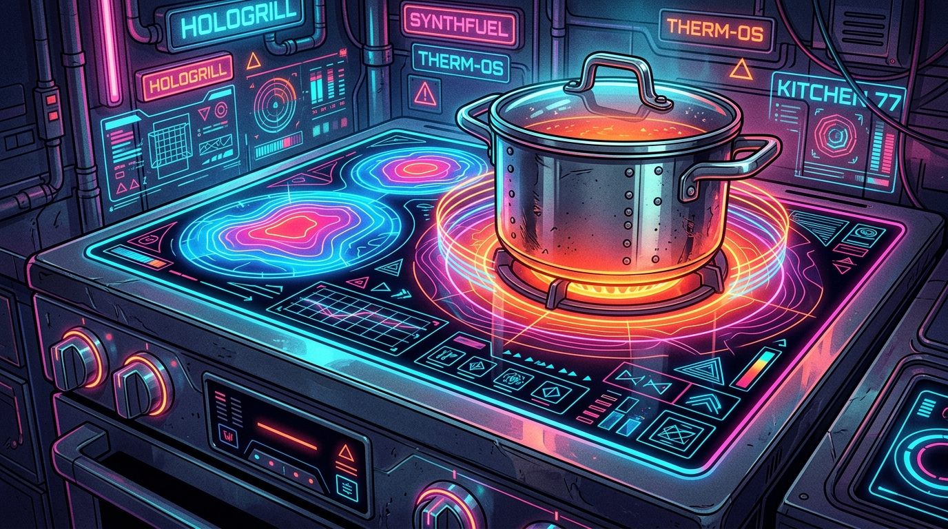 Cyberpunk Thermal Vision For Your Stovetop
