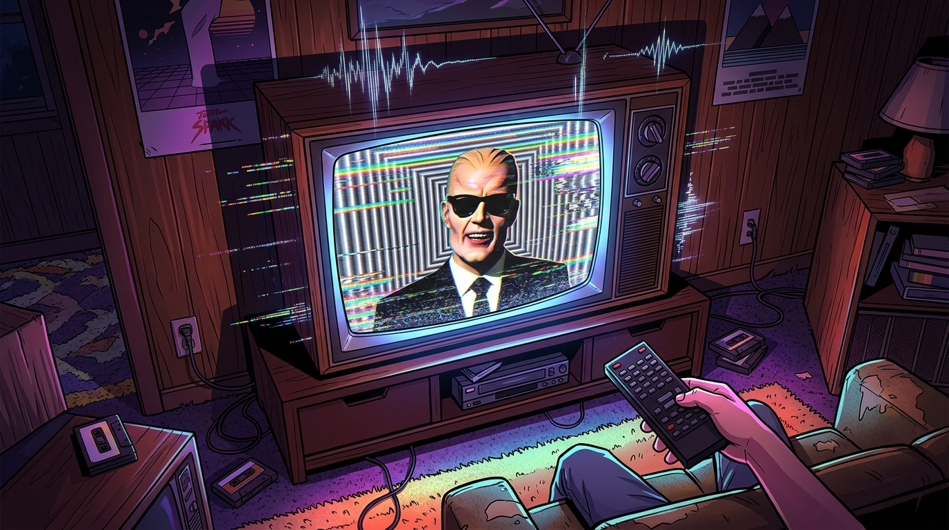 The Max Headroom Incident: When A Cyberpunk Prankster Broke Television Featured Image