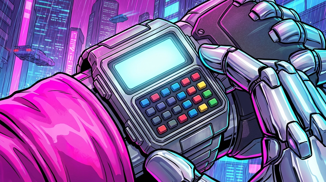 Vintage Calculator Watches: The Ultimate Cyberpunk Wrist Flex Featured Image