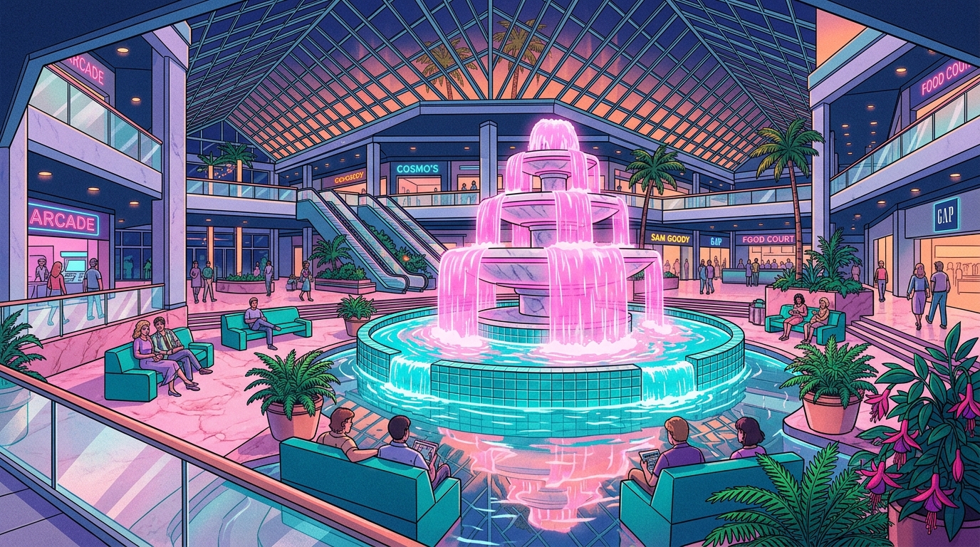 Why Mall Fountain Philosophy Is The Ultimate Vaporwave Vibe Featured Image