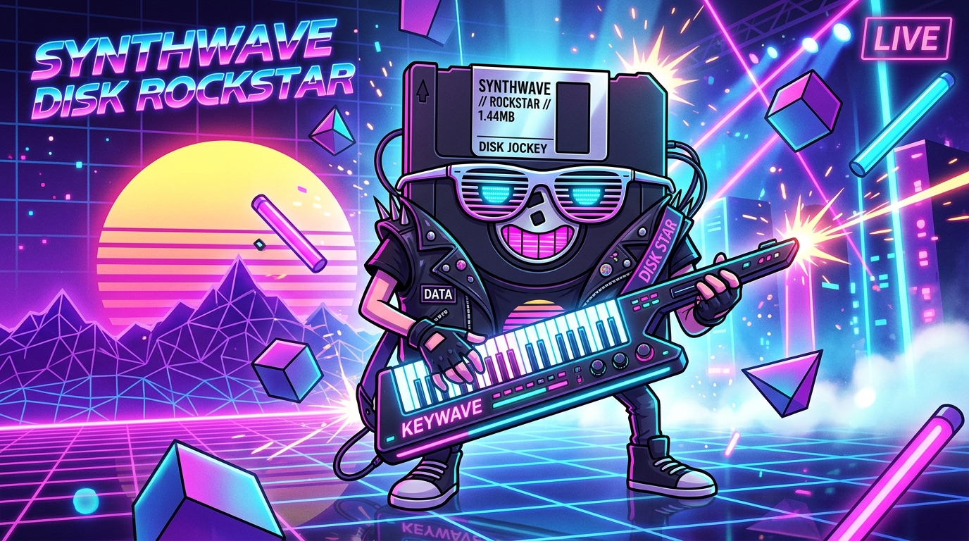 Why Your Old Floppy Disks Are Reincarnating As Synthwave Rockstars Featured Image