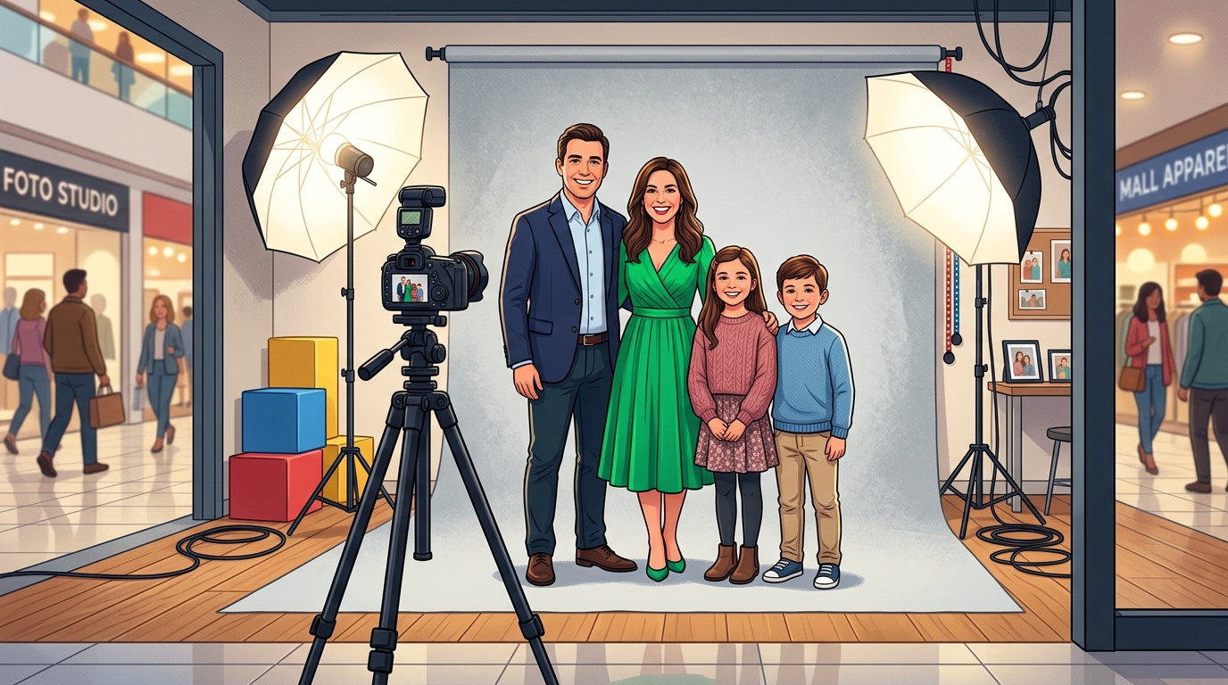 Dressing For Success In The Mall Portrait Studio