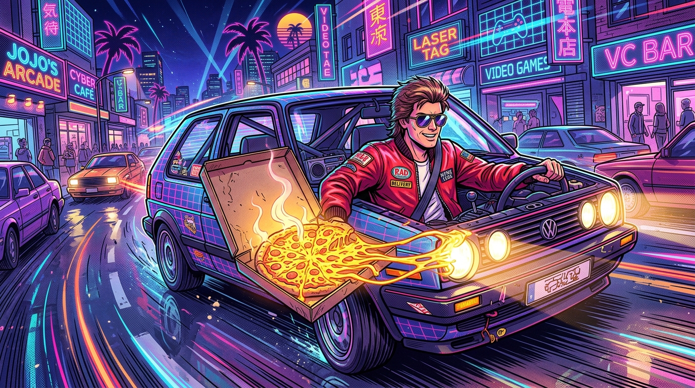 Neon Cheese And Radical Delivery Wars Of The 80s Featured Image