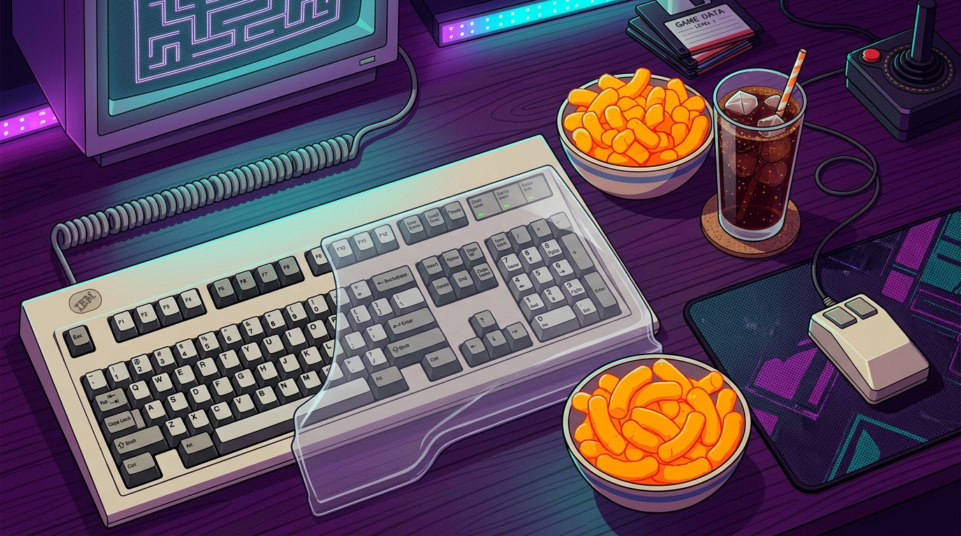 Protecting Vintage Mechanical Keyboards From Gamer Gunk