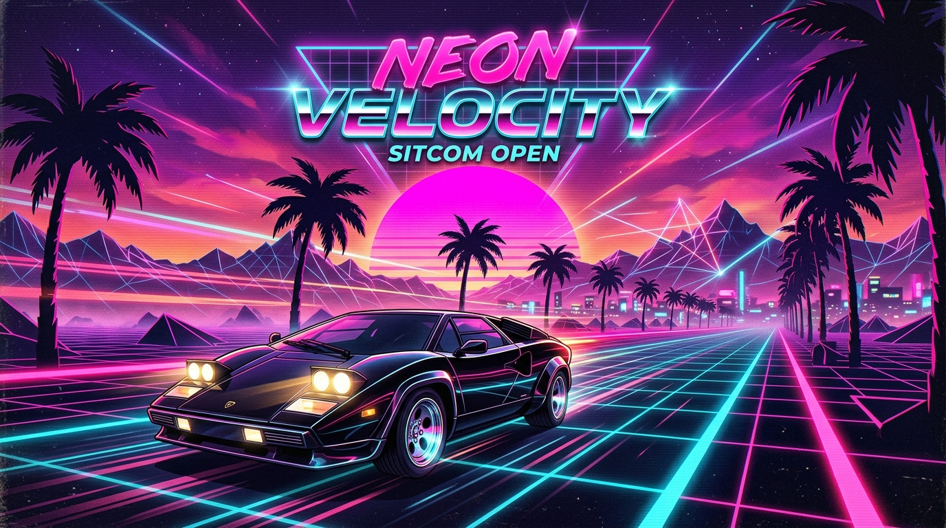 Radical Rewind To The Weirdest Forgotten 80s Sitcom Tropes Synthwave Title Sequences And Music Video Aesthetics