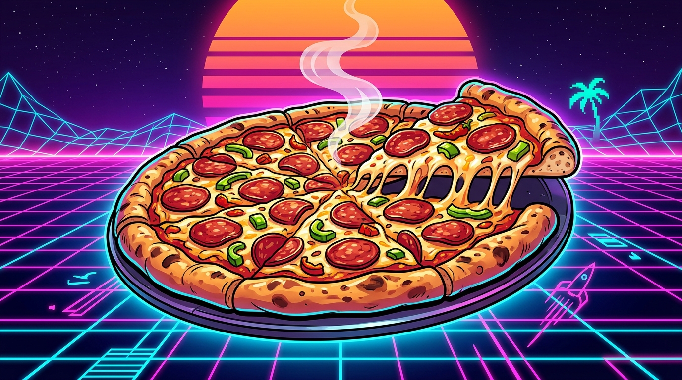 Synthwave Vibes And Extreme Toppings Marketing