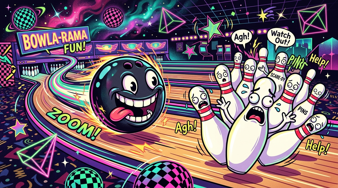 The Fever Dream Of 90s Bowling Alley Animations Featured Image