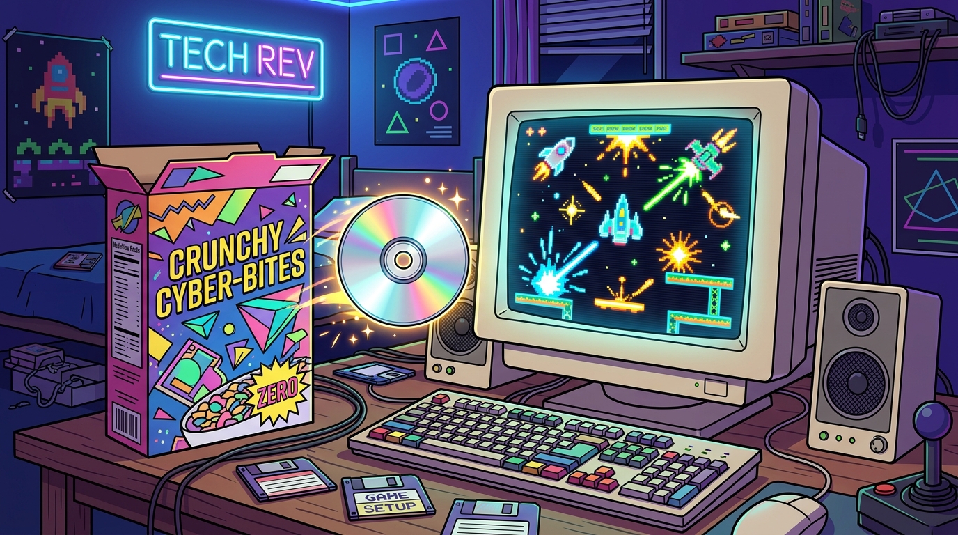 Neon Mornings And Plastic Treasures The Golden Era Of Retro Cereal Prizes The High Tech Revolution Of Cereal Box Software