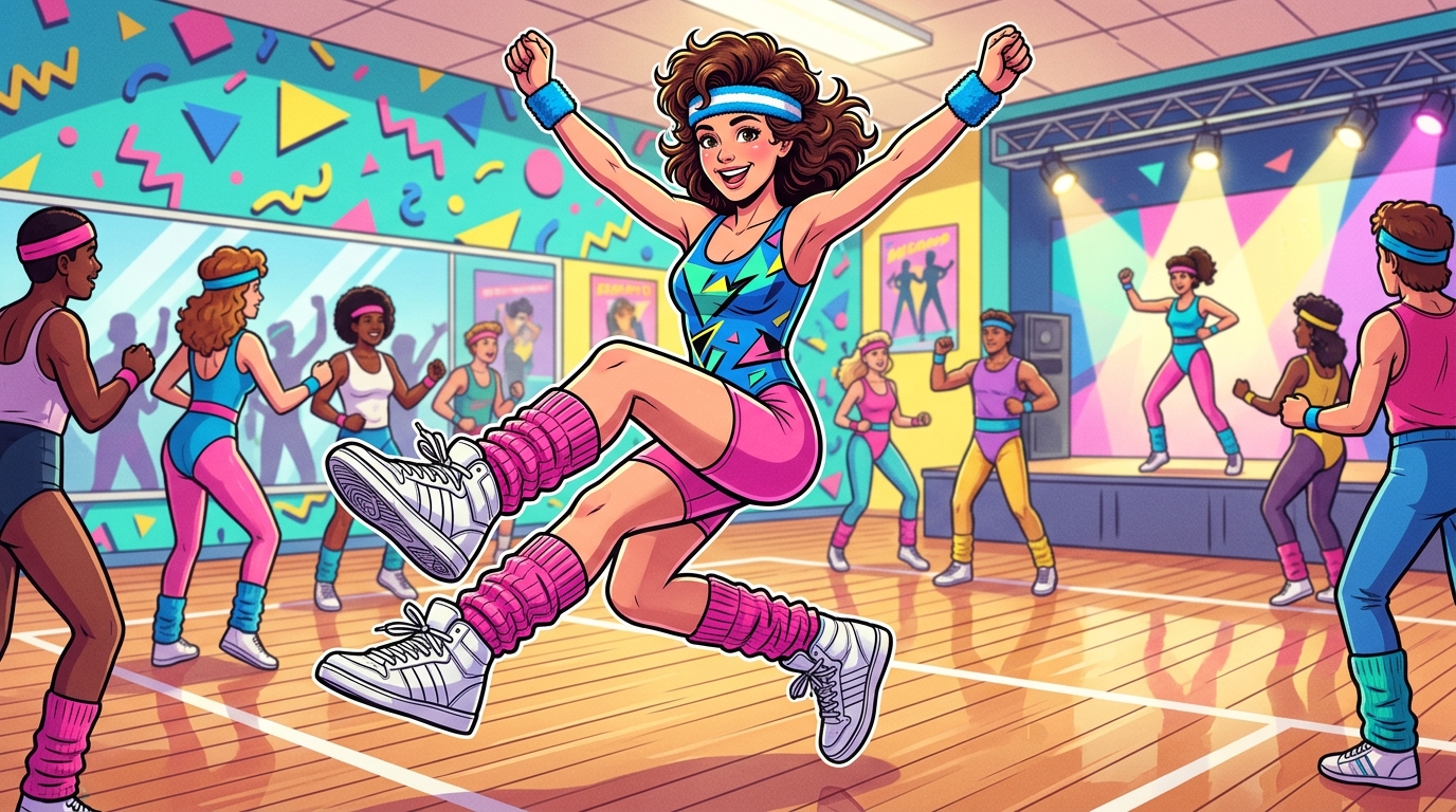 Neon Spandex And Leg Warmers The Ultimate Guide To 1980s Aerobics Style Leg Warmers And Terry Cloth Sweatband Essentials