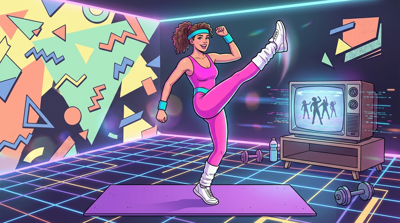 Neon Spandex And Synth Beats The 80s Aerobics Revolution Modern Nostalgia And The Retro Fitness Revival