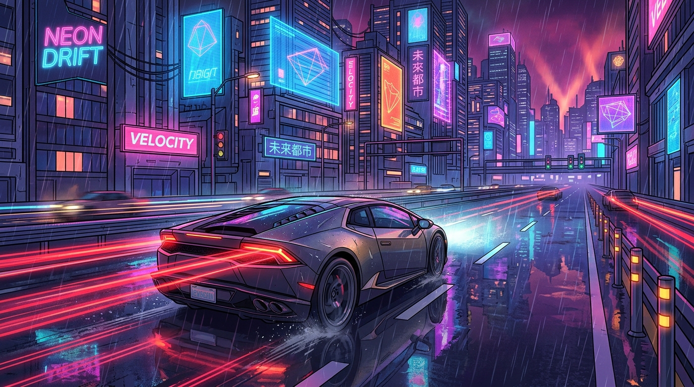 Modern Rides Chasing That Vintage Neon Glow