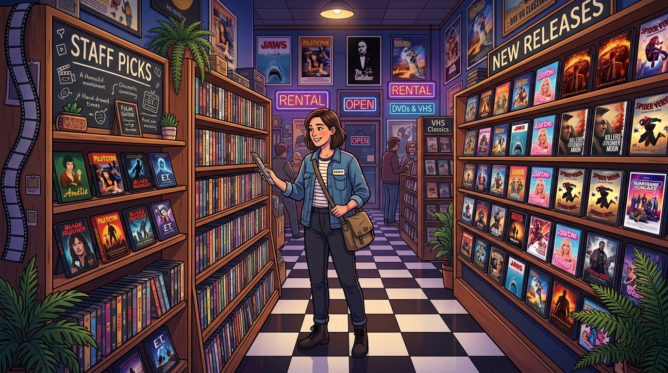 Navigating The Staff Picks And The New Release Wall