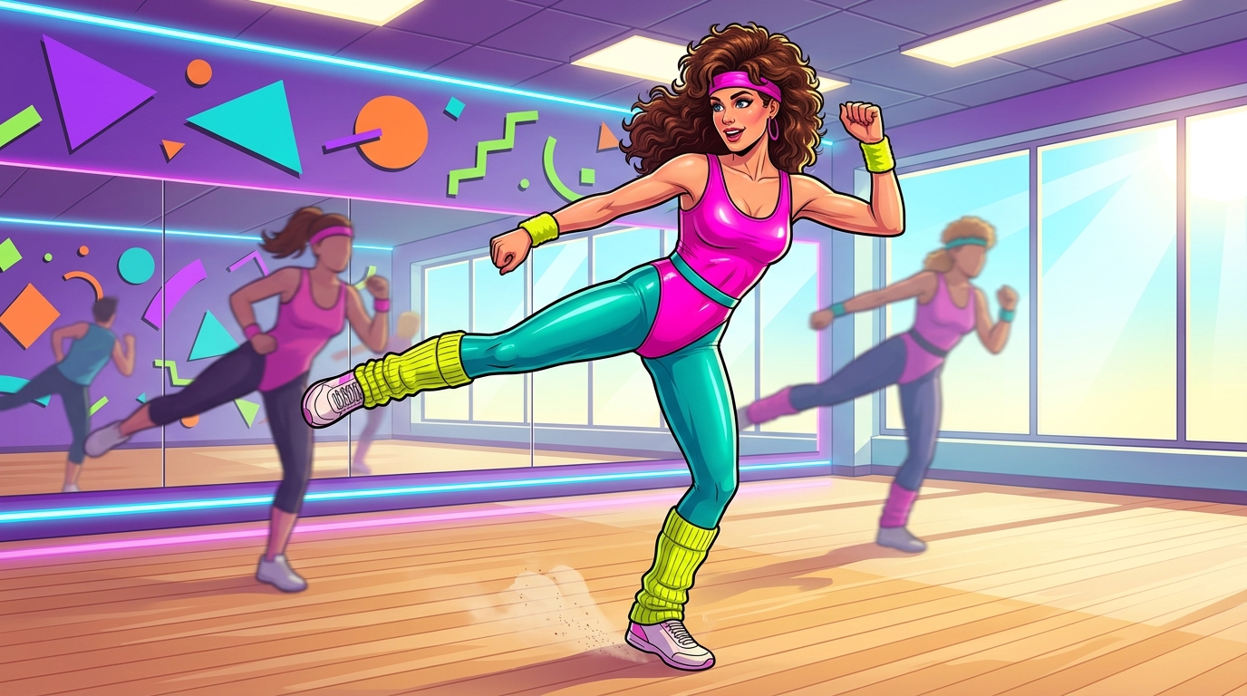 Neon Spandex And Leg Warmers The Ultimate Guide To 1980s Aerobics Style Featured Image