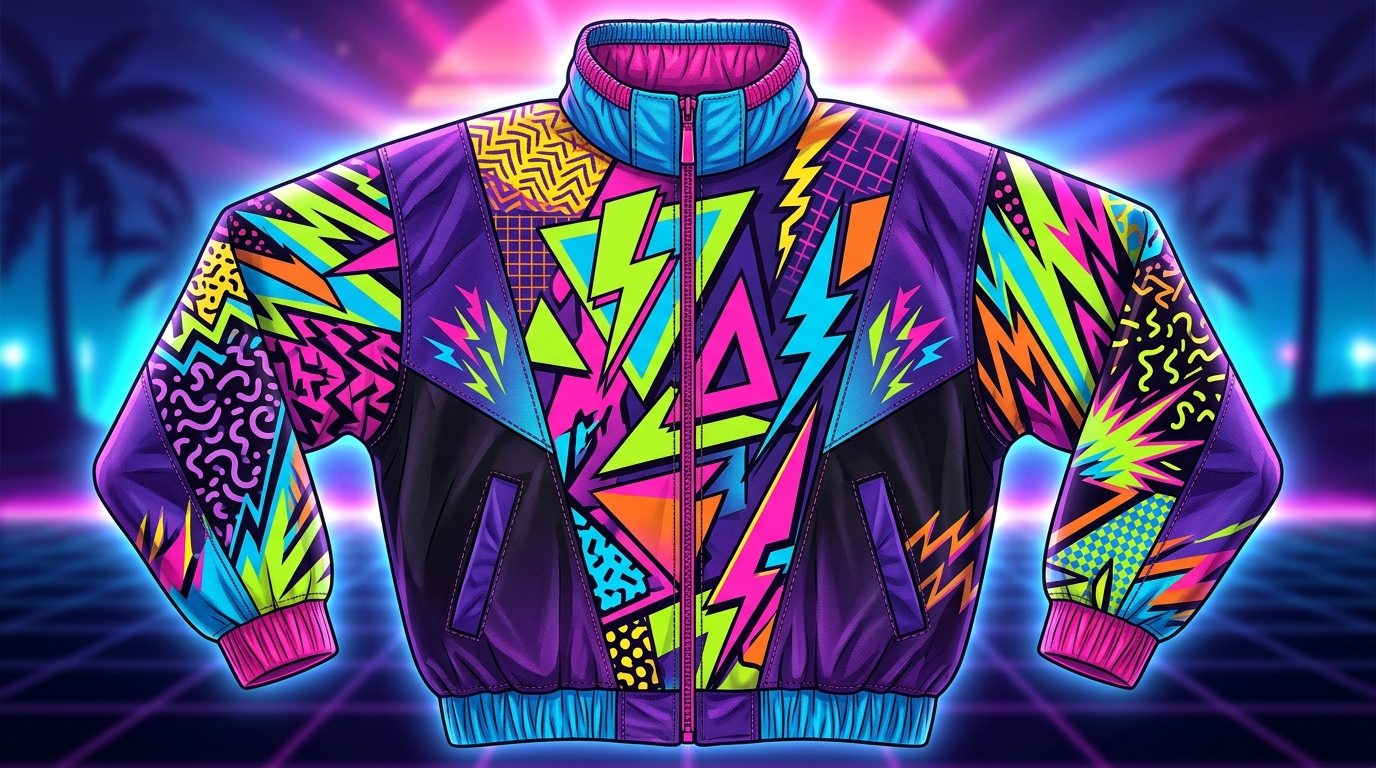 Rad Neon Windbreaker Patterns For Your Retro Style Level Up Featured Image