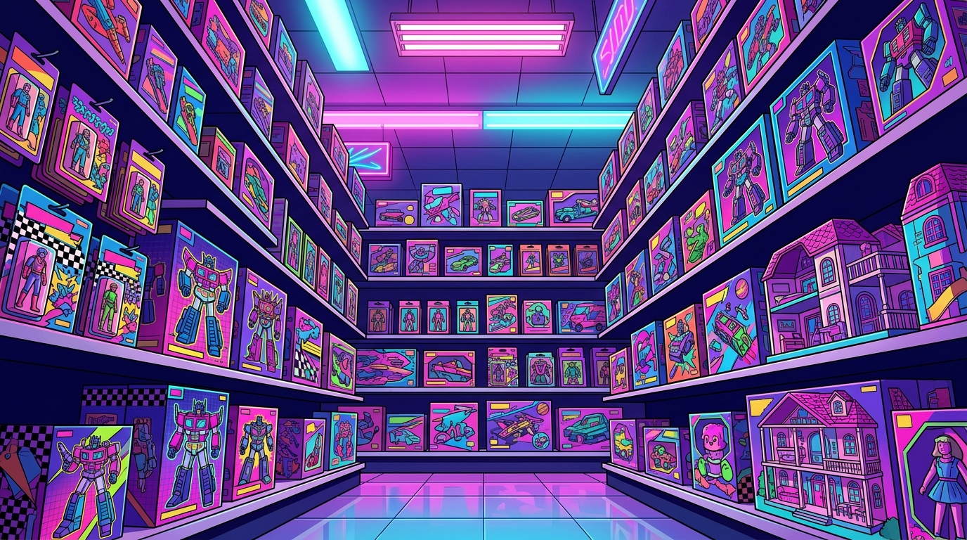 Step Into The Neon Glow Of The Ultimate 80s Toy Aisle Experience Featured Image