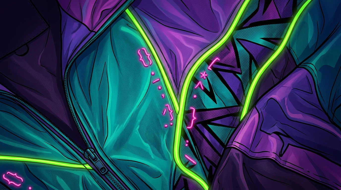 Subtle Neon Accents And Glowing Punctuation Details