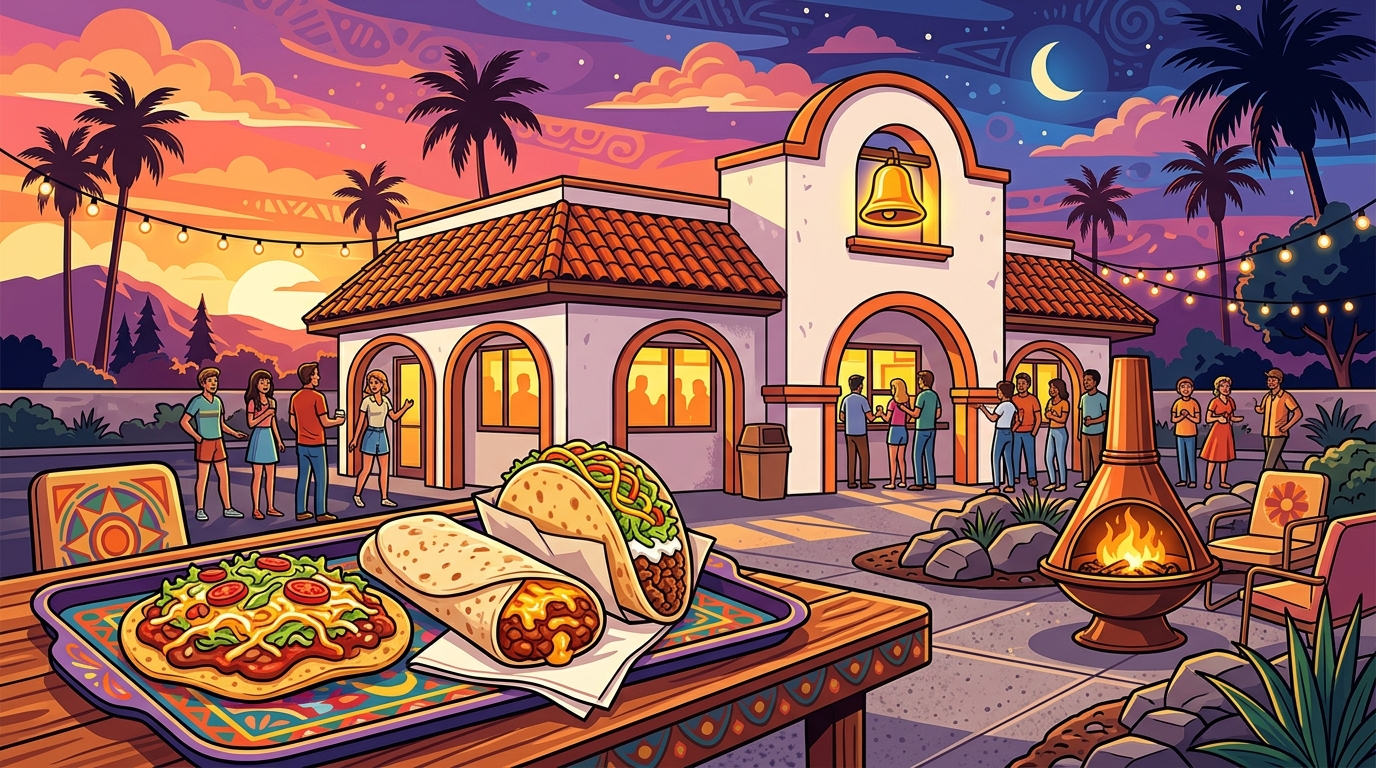 Neon Dreams And Bean Burritos The Ultimate Retro Taco Bell Vibe Tasting History With The Decades Menu Revival