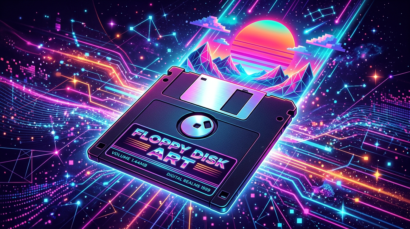 Why Floppy Disk Art Is The Ultimate Retro Tech Vibe Featured Image