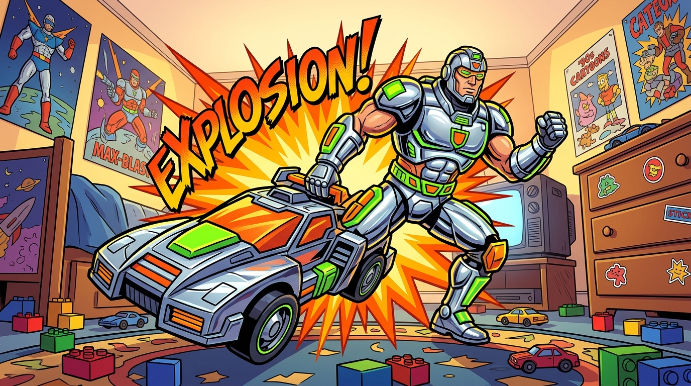 Action Figures And Radical Toy Commercial Transformations