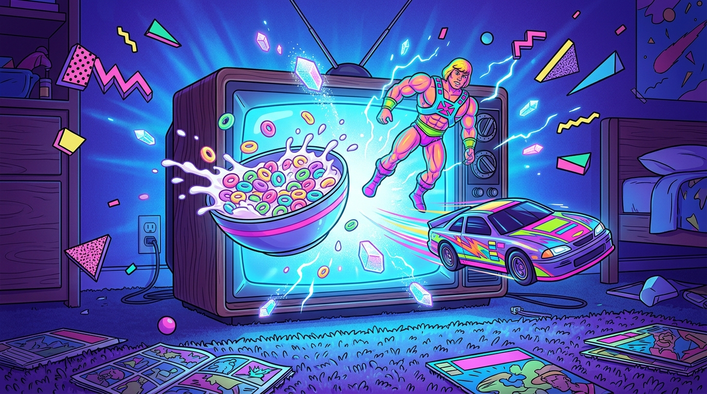 Neon Dreams And Sugar Screams The Magic Of Saturday Morning Commercial Breaks Featured Image