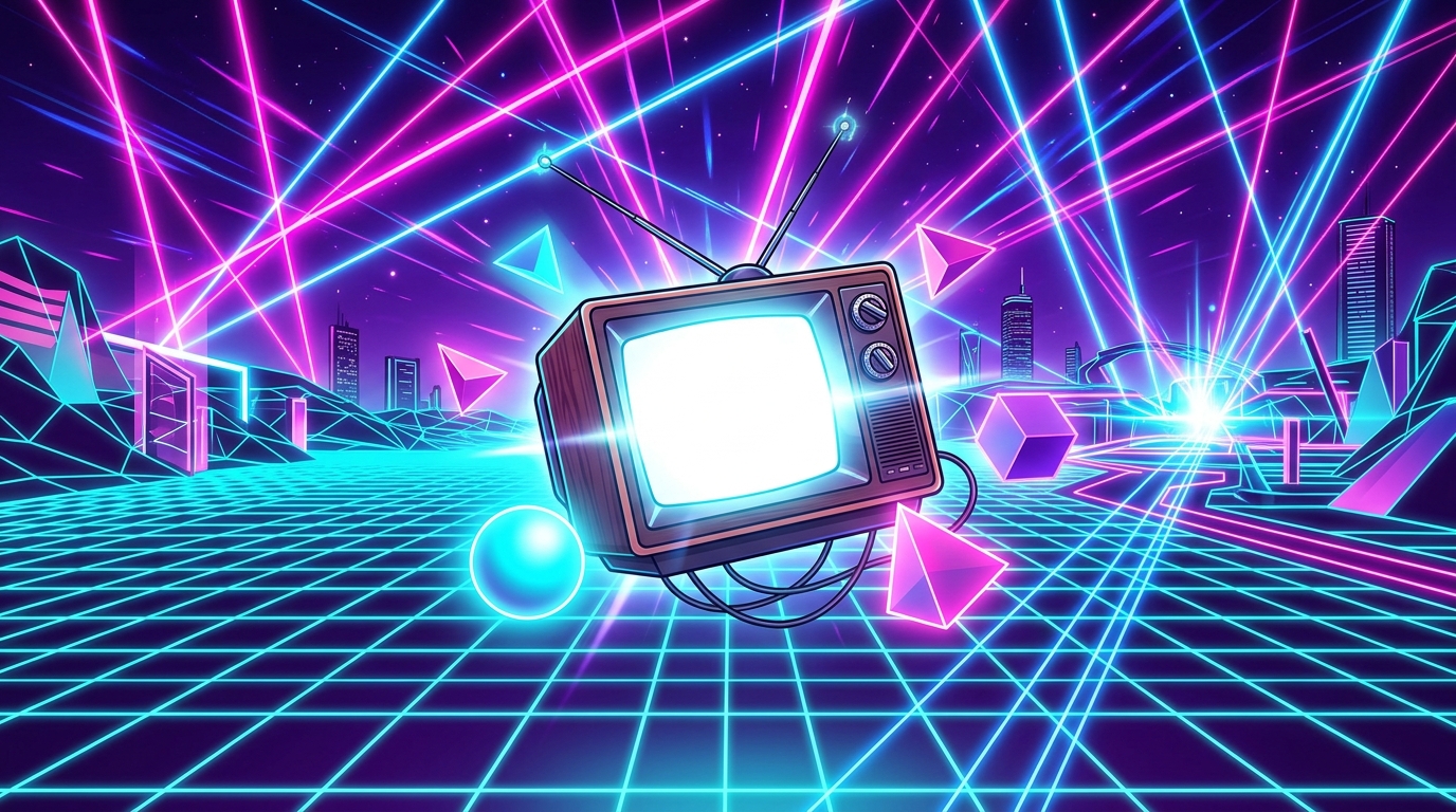 Neon Grids And Laser Beams: The Rad World Of 80s Cable TV Idents Featured Image