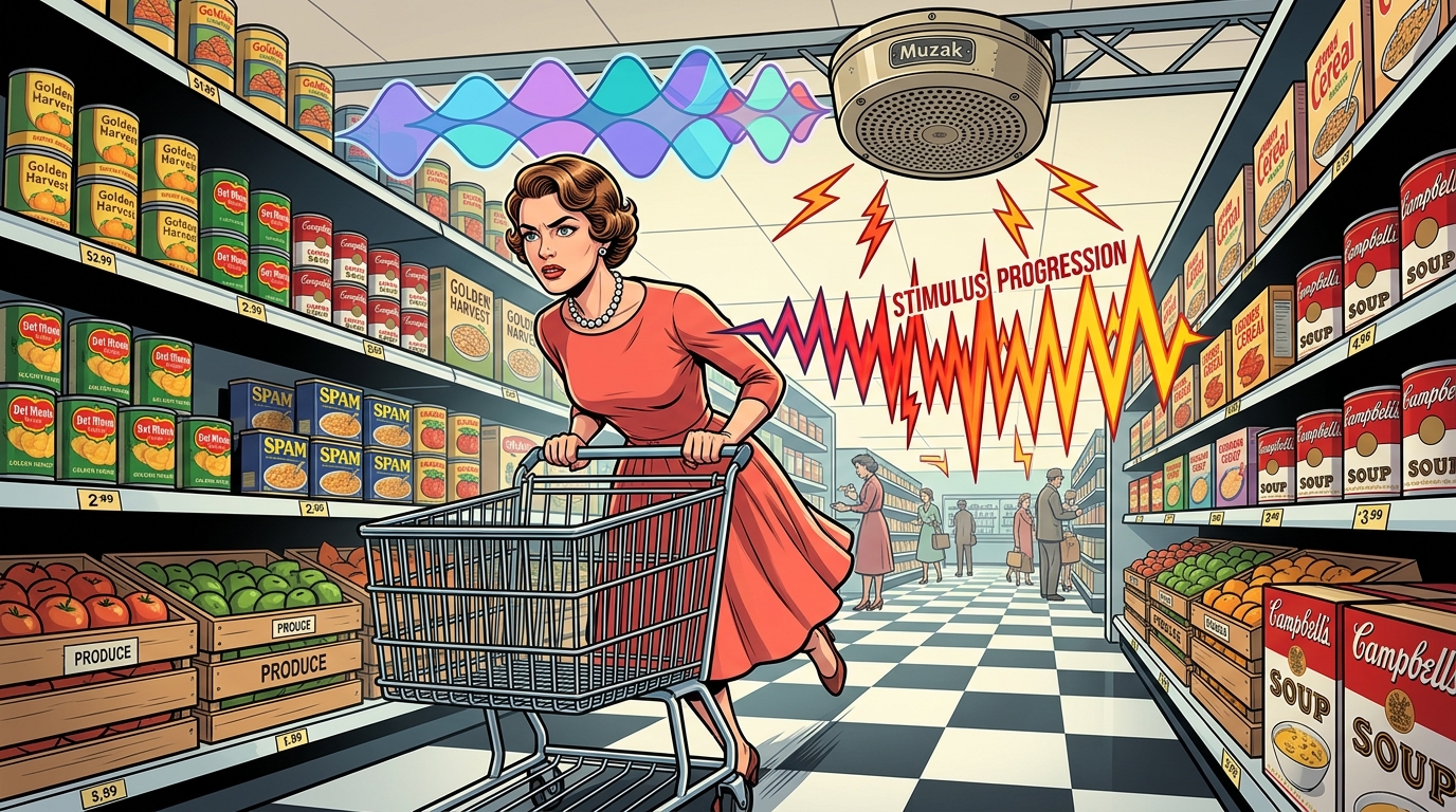 From Military Wires To Mallsoft Dreams The History Of Grocery Store Muzak Psychological Warfare Via Stimulus Progression Playlists