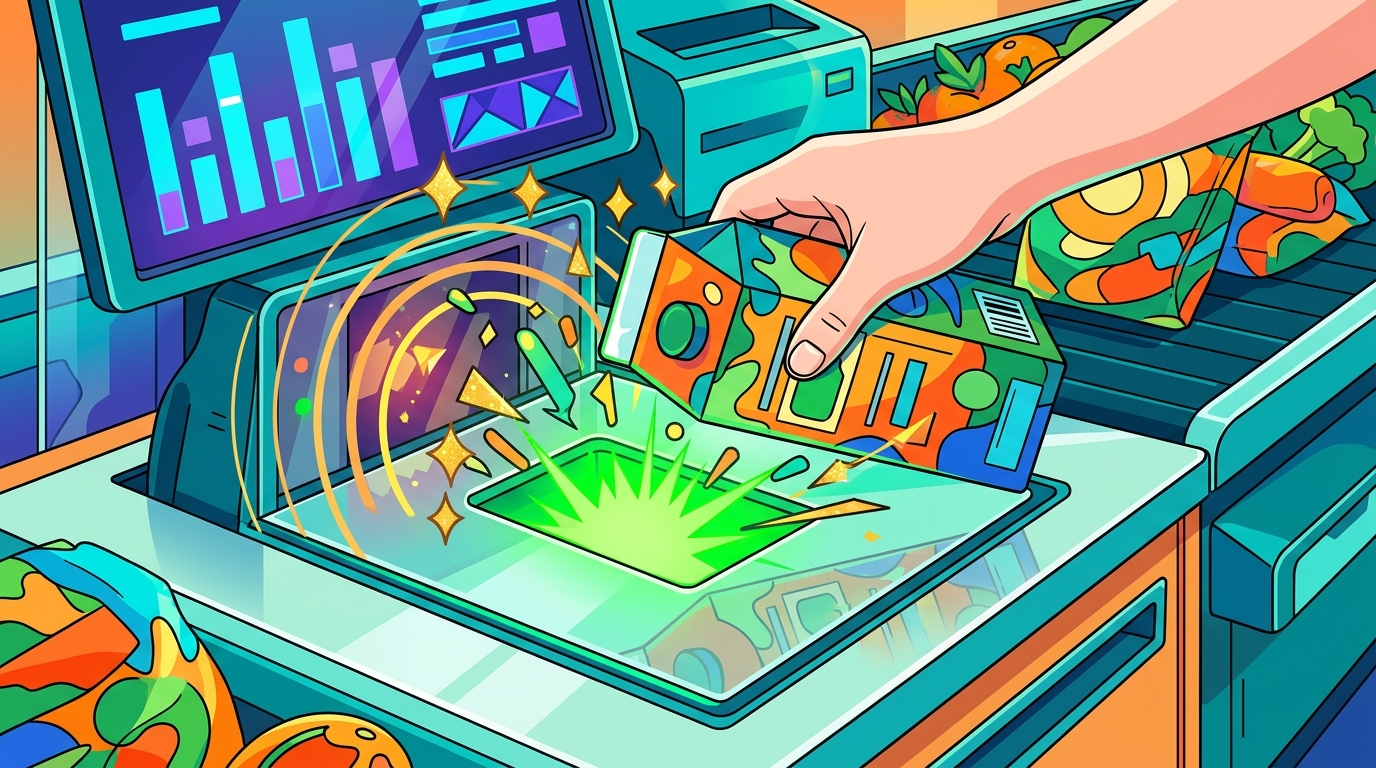 The Digital Pulse Of The Eighties Grocery Aisles The Dopamine Hit Of The Perfect Beep