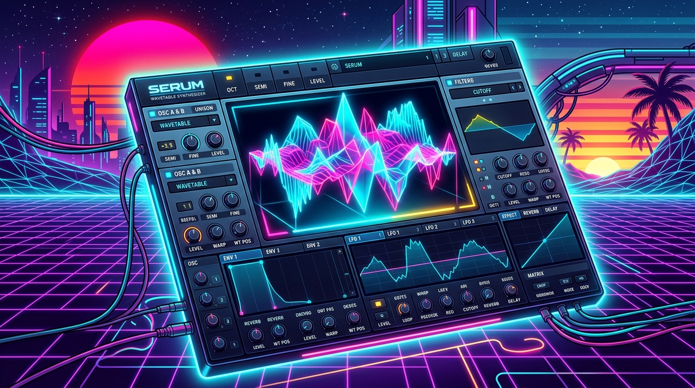 Best Serum Synthwave Presets Reviewed: The Ultimate Soundbank Guide Featured Image