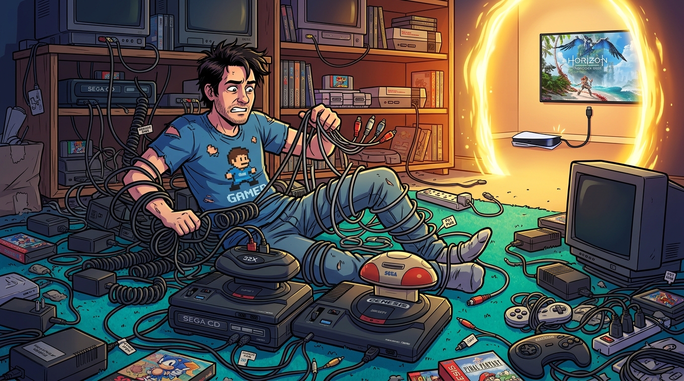 How To Avoid Total Retro Gaming Console Disasters Escaping The Add-On And Proprietary Cable Nightmare