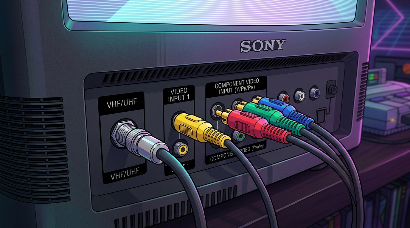The Ultimate Guide To Finding The Best CRT TV For Retro Gaming Essential Connections From RF To Component