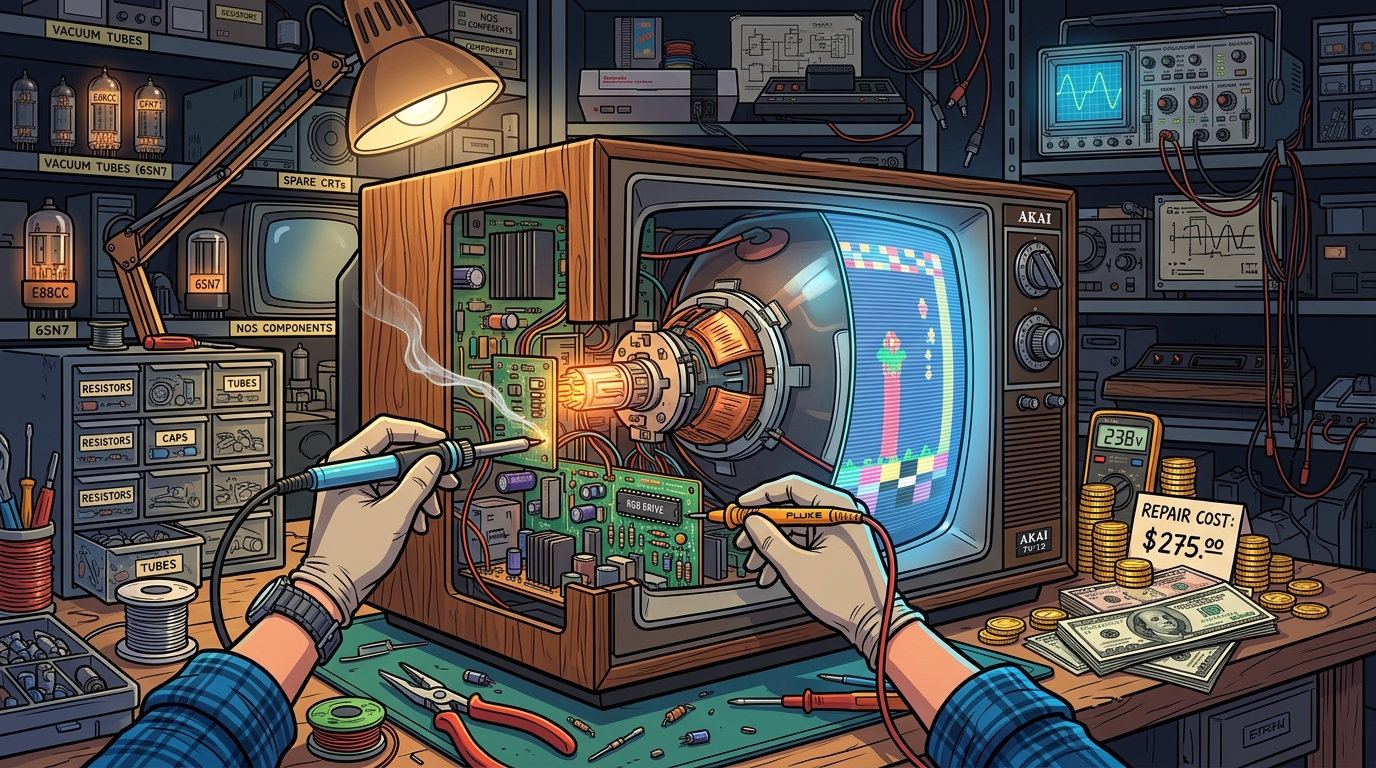 Is Your Retro Rig Worth Saving? The Real Cost Of CRT TV Repair Featured Image
